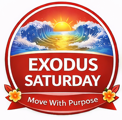 Exodus Saturday badge