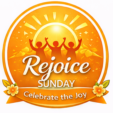 Rejoice Sunday badge